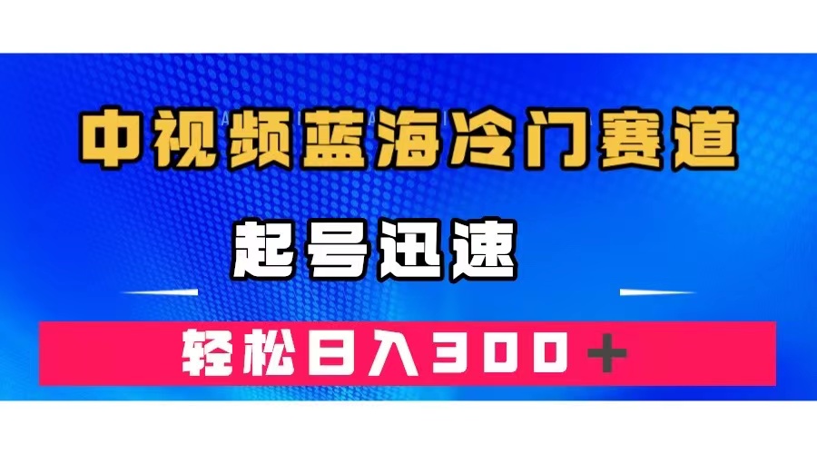 中视频蓝海冷门赛道，韩国视频奇闻解说，起号迅速，日入300+