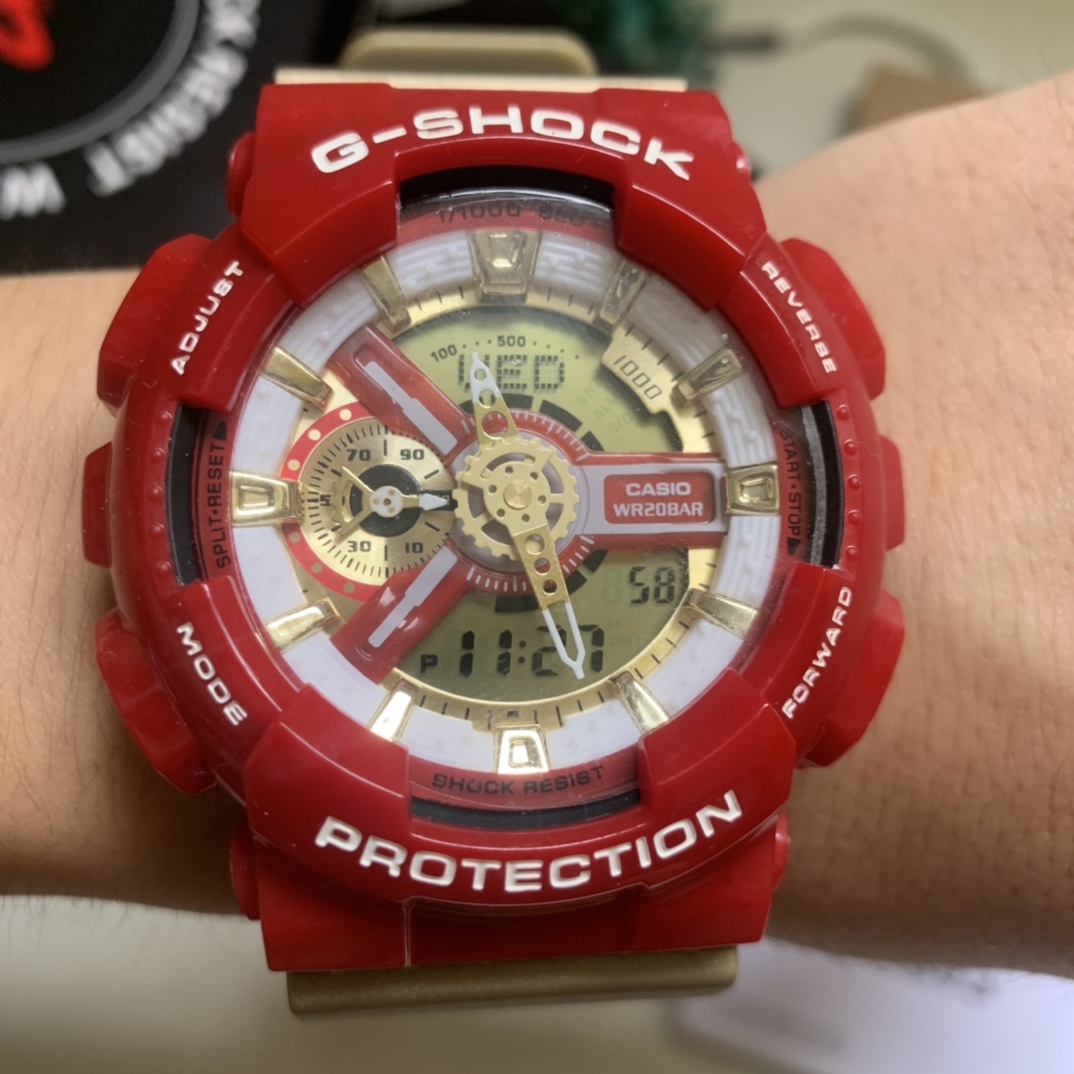 卡西欧  ga-110系列老款钢铁侠实拍图片