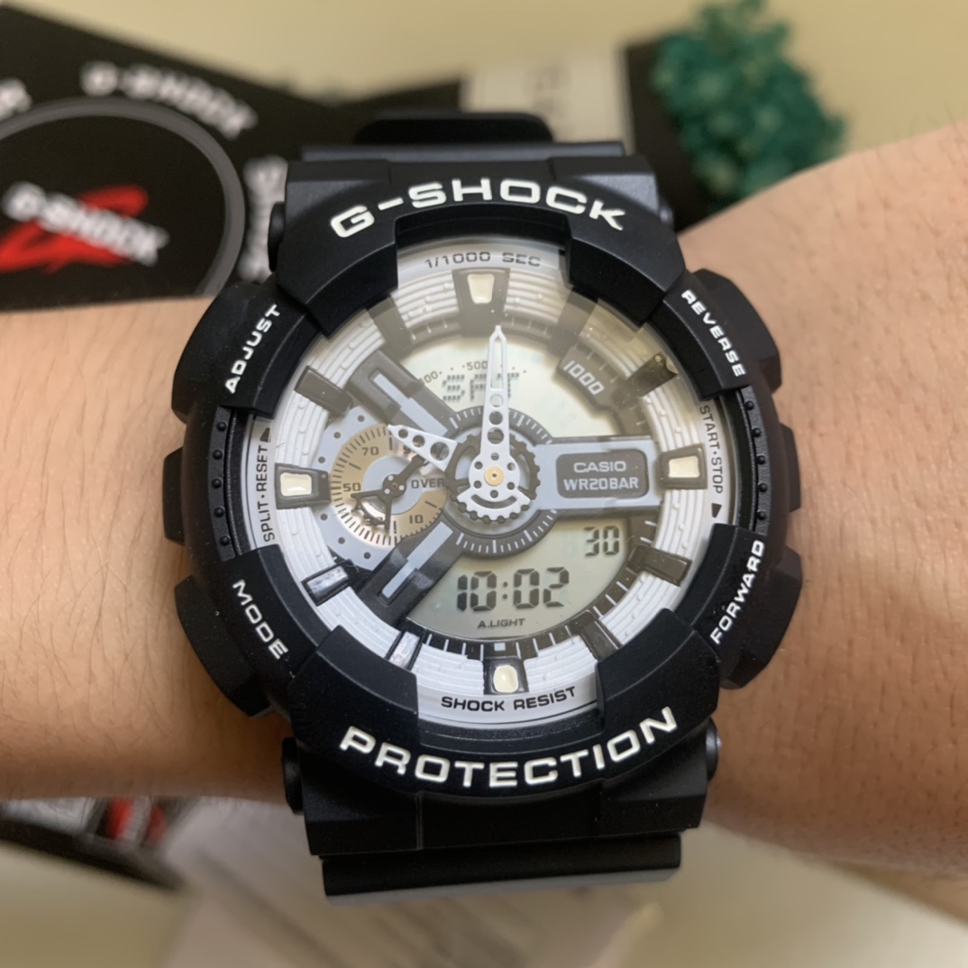 卡西欧  ga-110系列黑白圈大实拍图片
