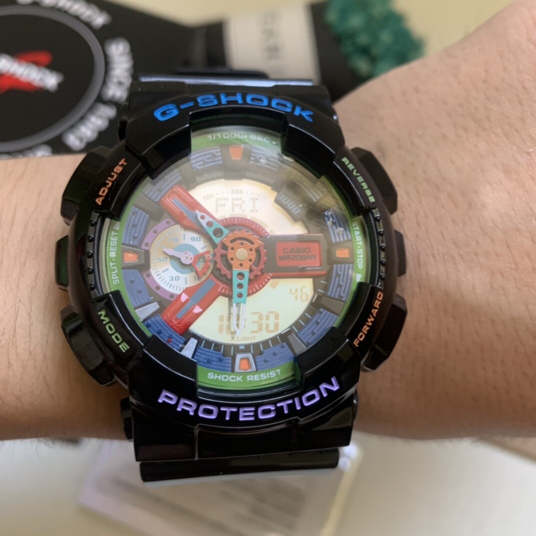 卡西欧  ga-110系列黑玩具大实拍图片