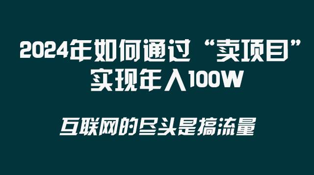 2024年如何通过“卖项目”实现年入100w+