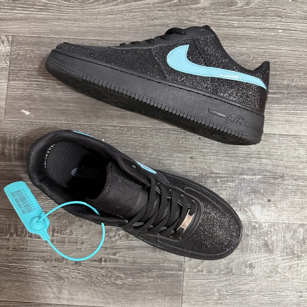 Nike Air Force 1 Low 满天星黑绿 尺码：36-44 男女现货