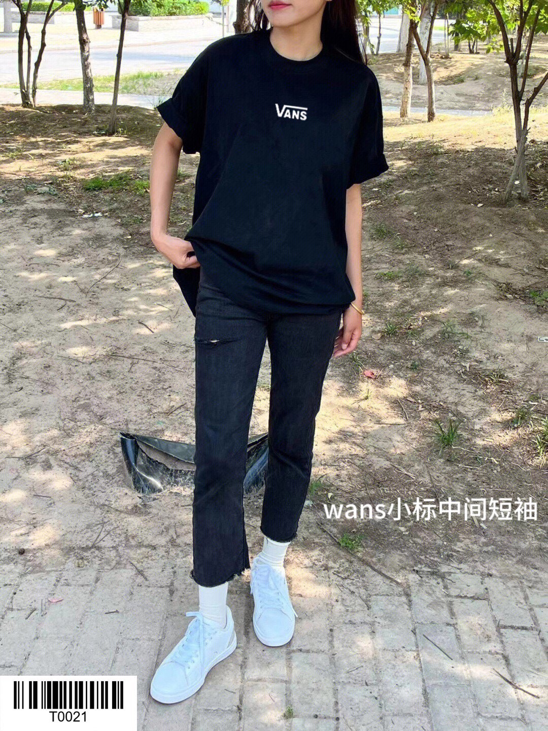 wans小标中间短袖VANS 万斯 经典印花套头短袖 (长期款 不下架 放心推) 万斯经典黑白配系列印花短袖全棉短袖情侣T恤 定制螺纹 三针五线做工 版型宽松反复试版 多次调整 宽松舒适不显胖高端的印花精致细腻简直不要太完美喔颜色：经典黑色 尺码：M-4xl