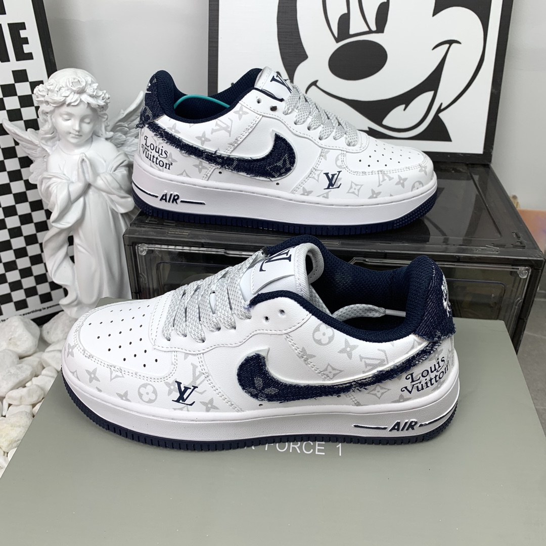 Nike Air Force 1 Low LV牛仔蓝 尺码 36-44 男女现货