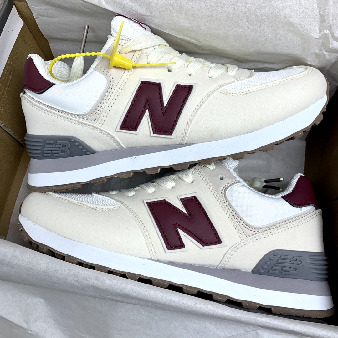  NBw574棕红  B1实拍 套楦工艺 激光打孔 正确版型 完美做工 质量保证 尺码36-44 男女码现货