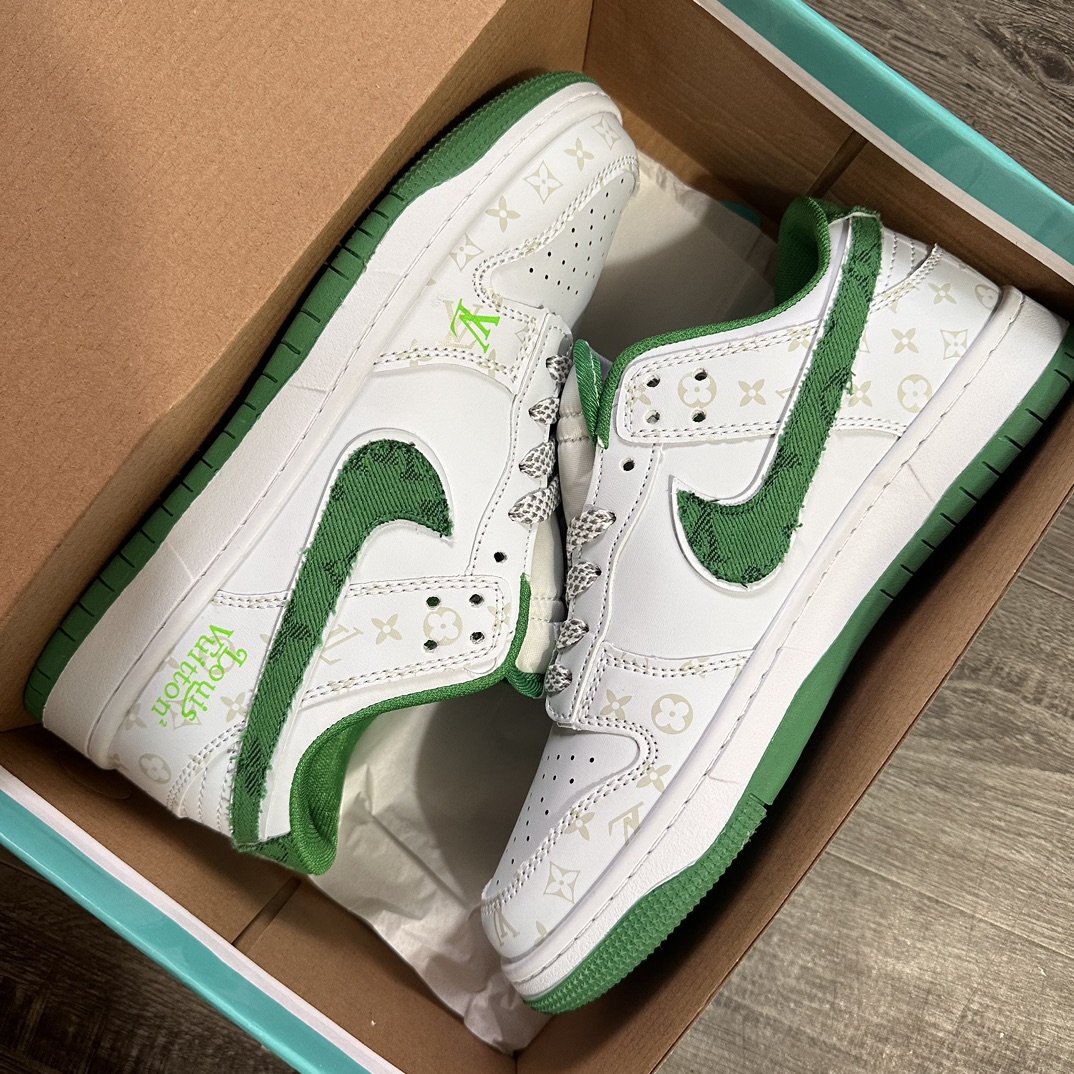  Nike SB Dunk Low SB联名白绿  码数36-44 男女现货