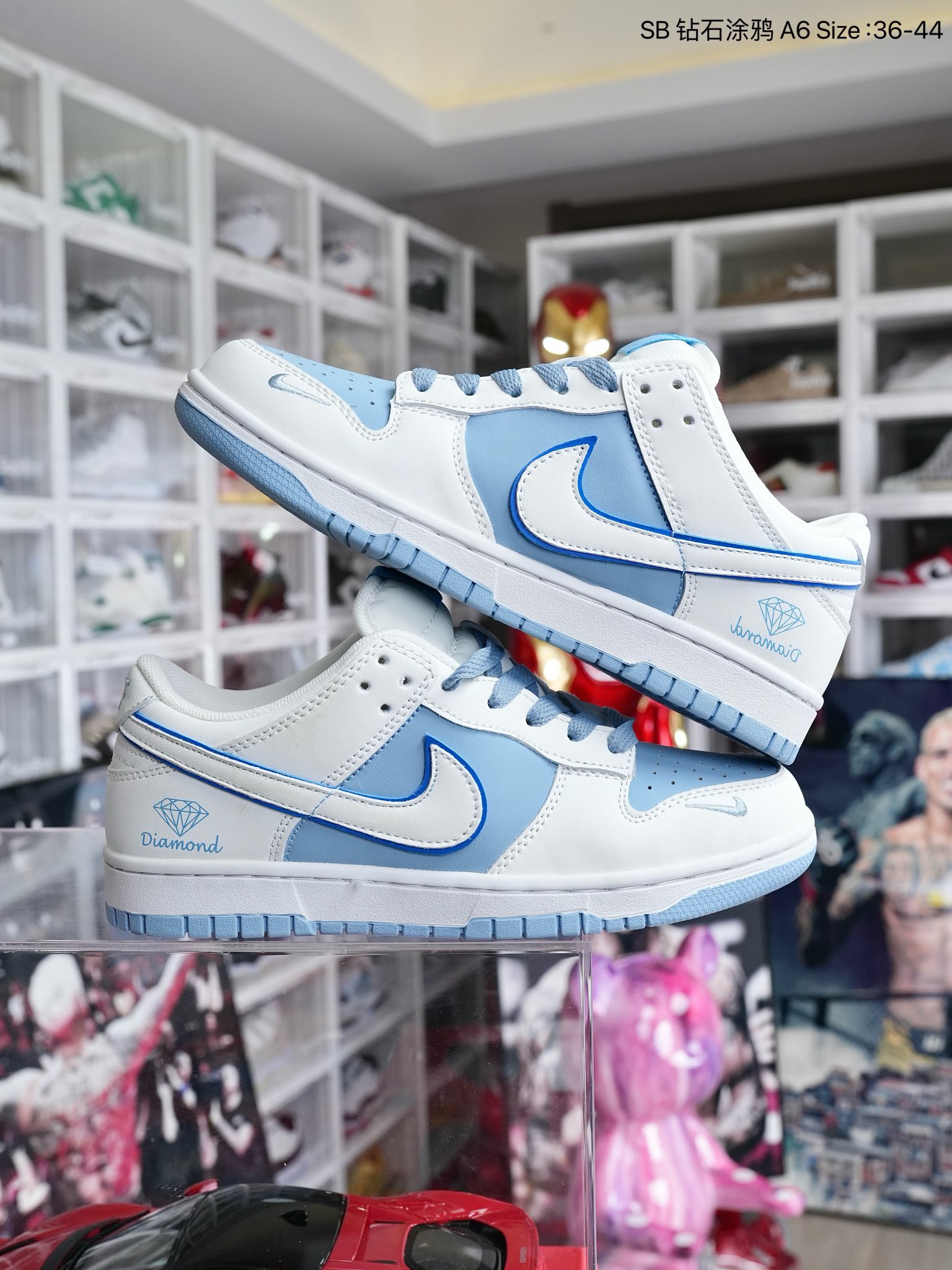 Nike Dunk  SB联名钻石涂鸦 尺码36-44 男女码现货