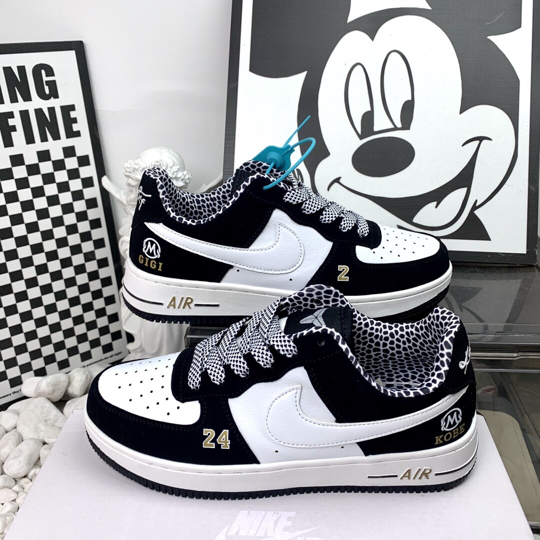 Nike AF1 空军一号 科比24 黑白金 36-44码 男女鞋