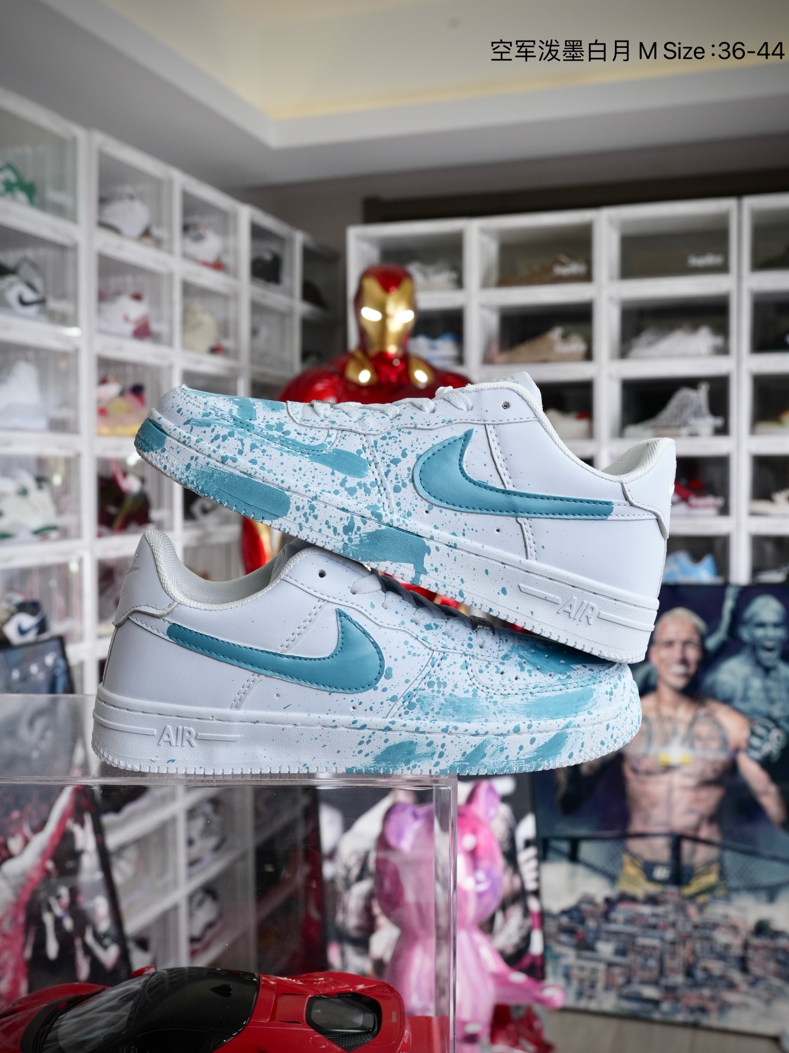  Nike AF1 空军一号 案发现场 白月 尺码36-44 男女款现货。