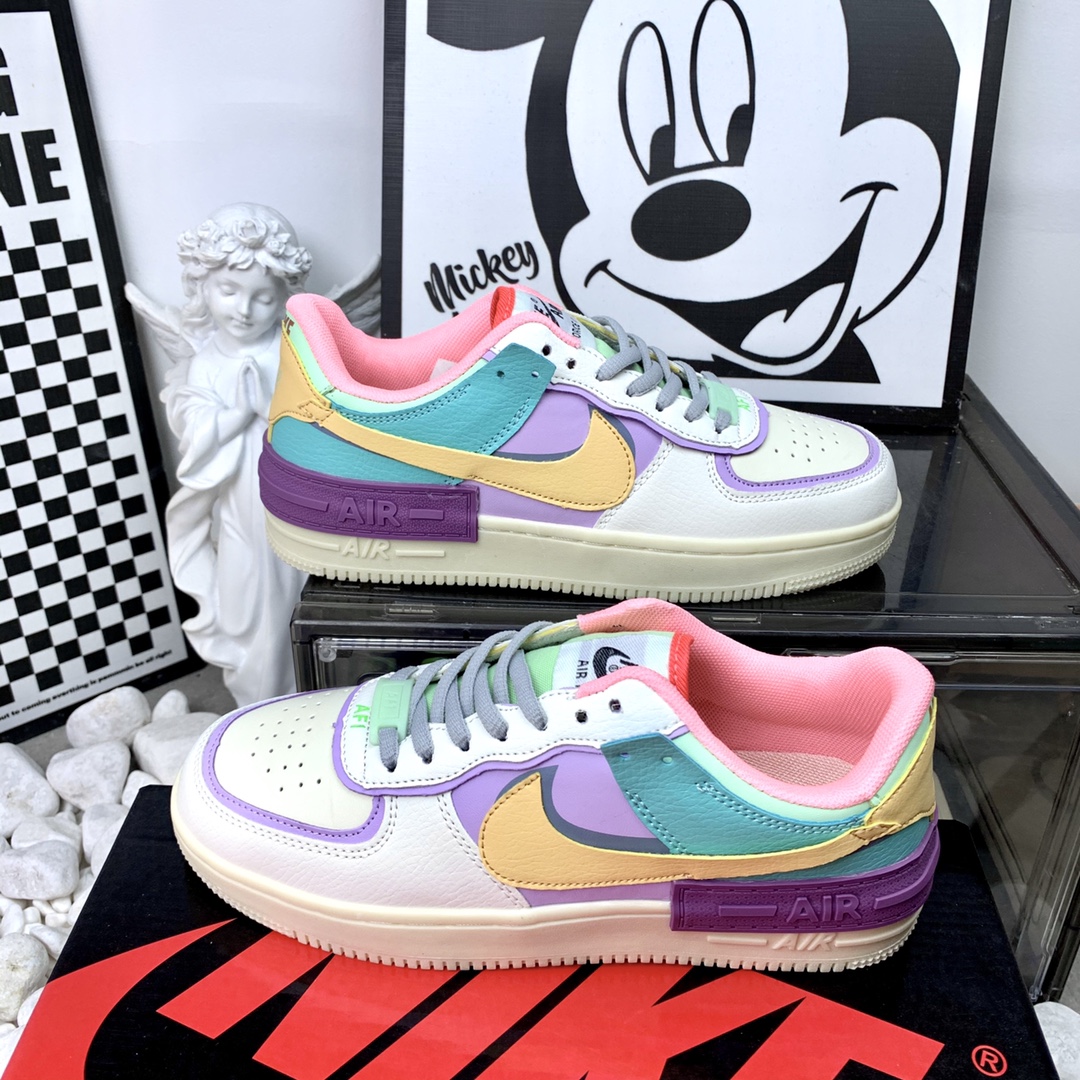 Nike Air Force 空军一号 马卡龙 糖果 36-44码  男女现货