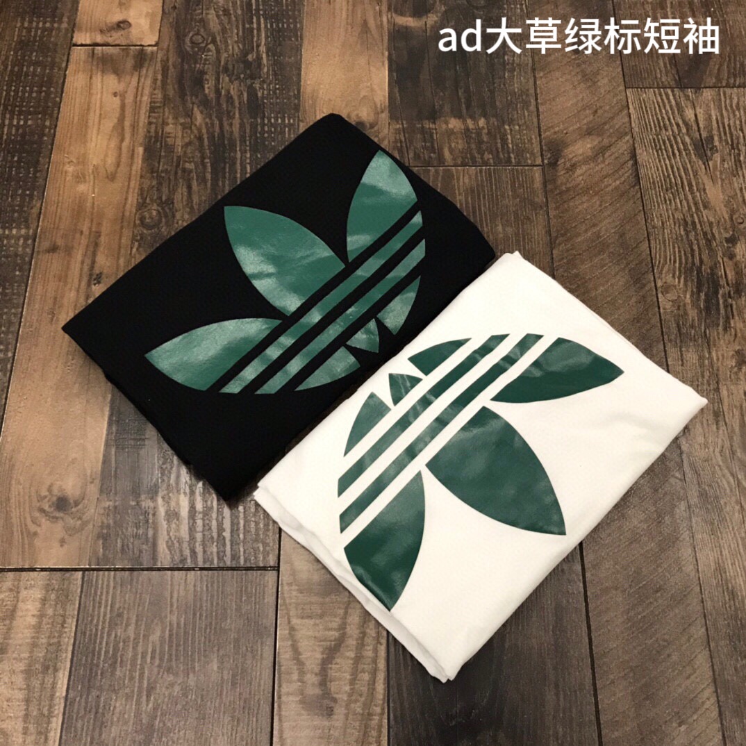 ad大草绿标短袖2023新款新款短袖 零退货率上身效果完美，专柜最新款！全网独家实拍！穿出个人独特风格！运动自如，你绝对值得拥有，颜色：黑色 白色码数：M-4xl