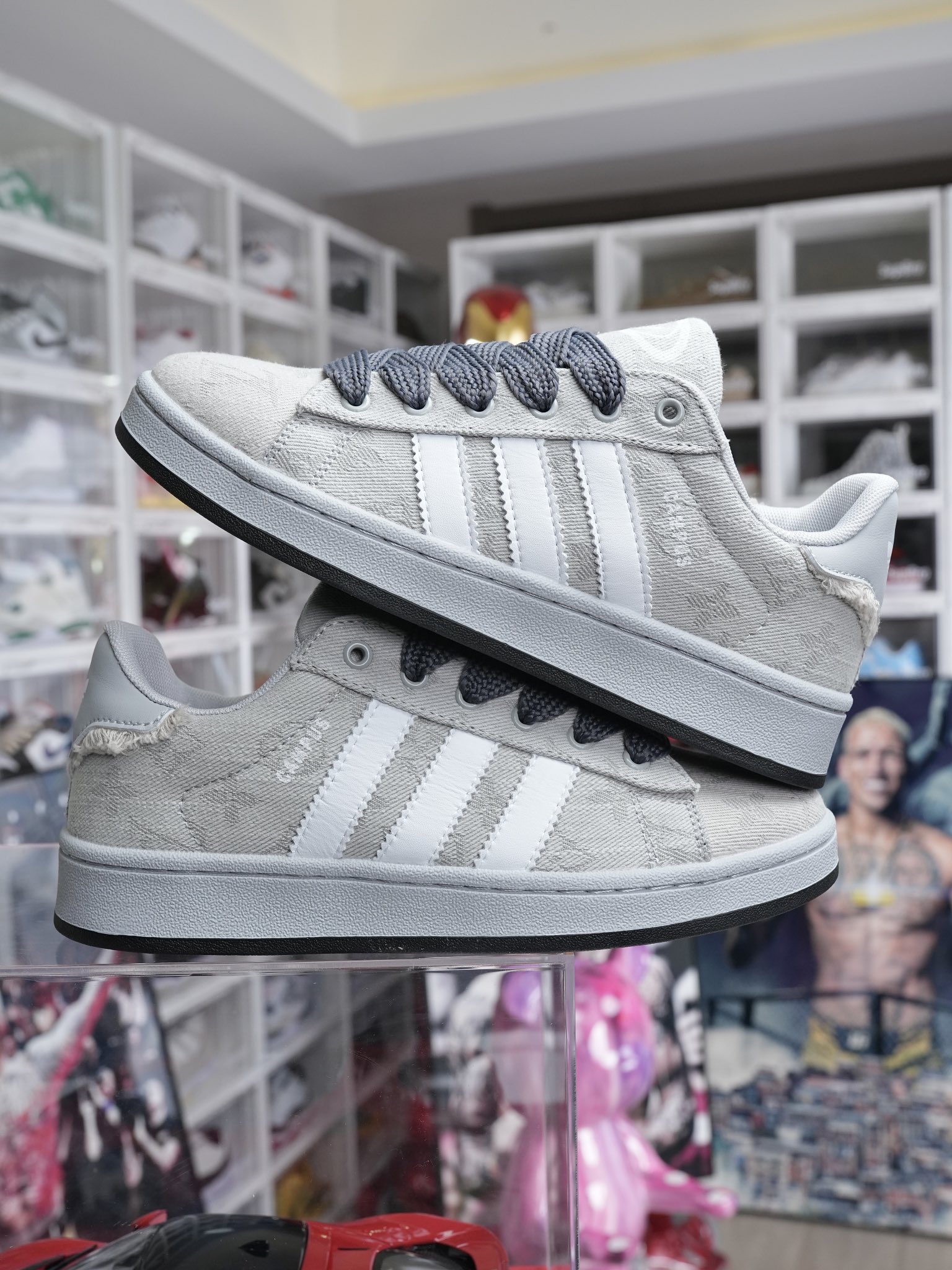 Adidas 阿迪达斯 贝壳头布面灰白 高版本 尺码36-44 男女码现货