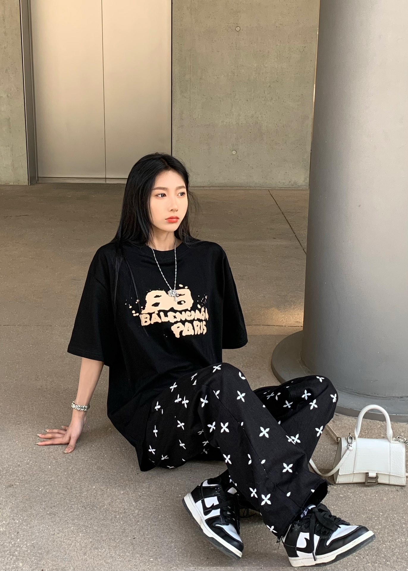 BL不全涂鸦黑标前后短袖BL不全涂鸦橘标前后短袖巴黎世家Balenciaga 2023ss新款涂鸦短袖，男女同款，正确版本！【官网同步新款｜小红书热门爆款】1面料采用