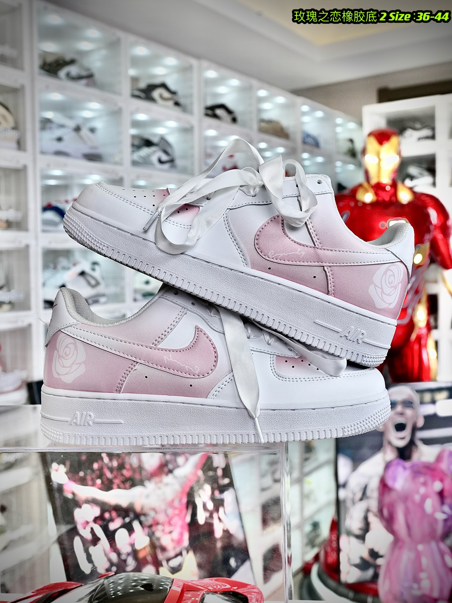 NK Air Force 1 Low AF1 空军一号 高版本 低帮玫瑰之恋 码数36-44
