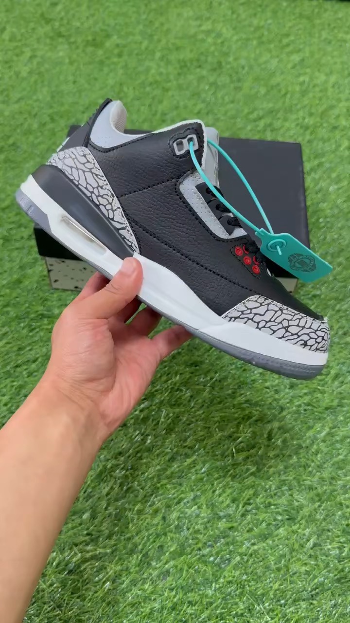  aj3 乔三 黑水泥尺码36-44 男女码现货