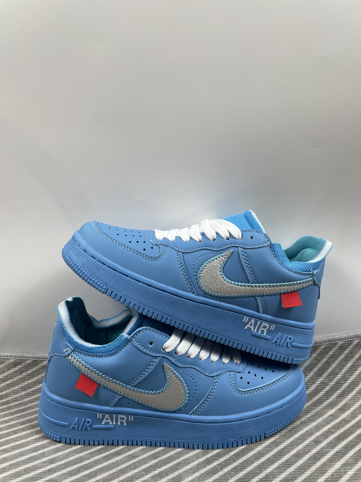  Off-White x Nk Air Force 1 Low 空军一号低帮联名 蓝色 码数36-44 男女现货