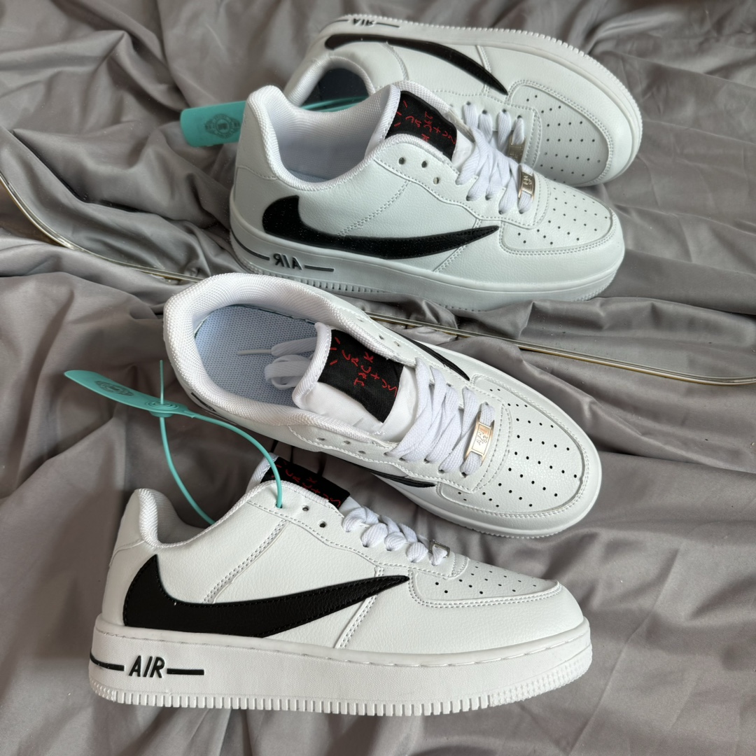  Nk Air Force 1 Low AF1 空军一号低帮 白黑倒钩 码数36-44 男女现货