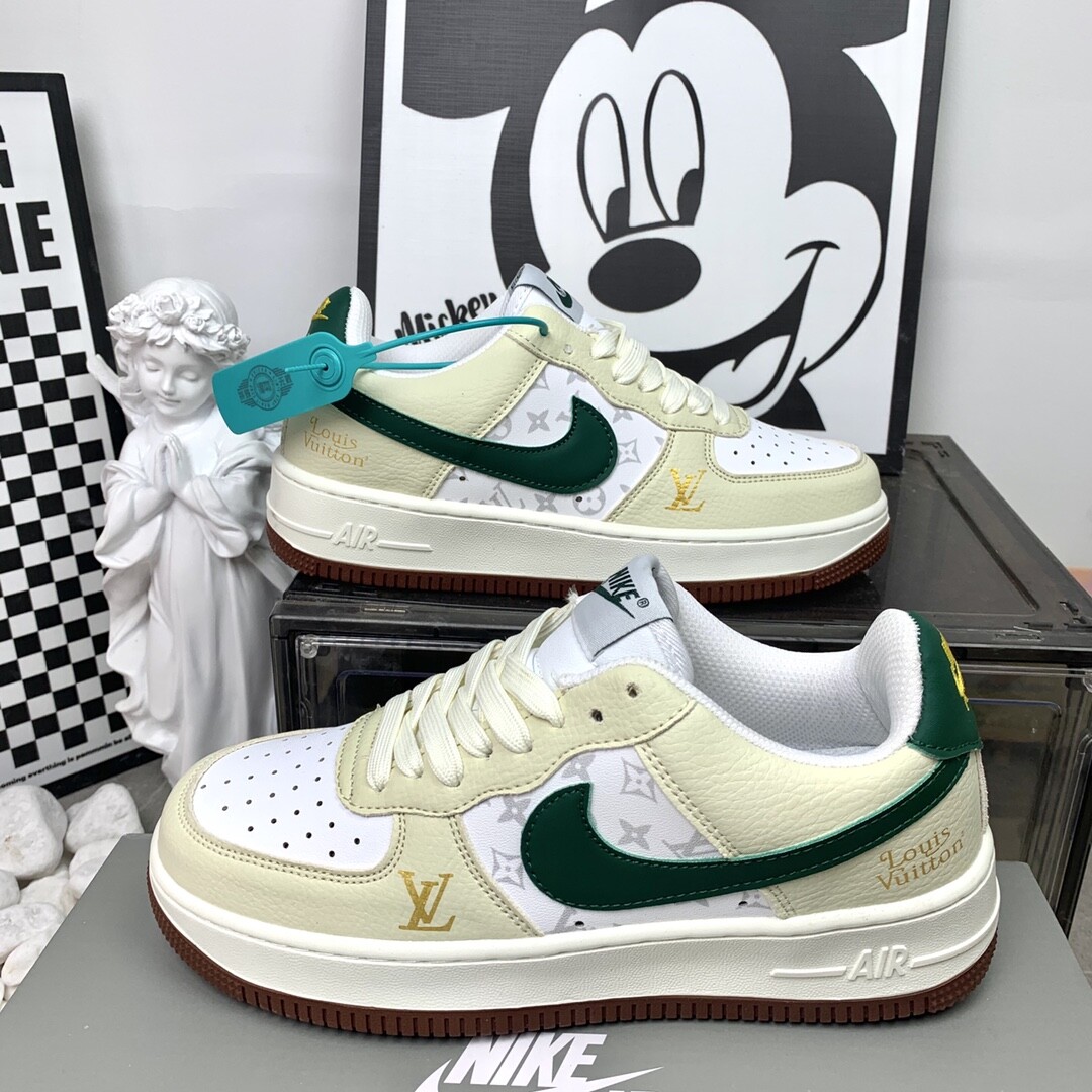  Nike AF1 空军一号 低帮 LV联名米卡 尺码36-44 男女码现货