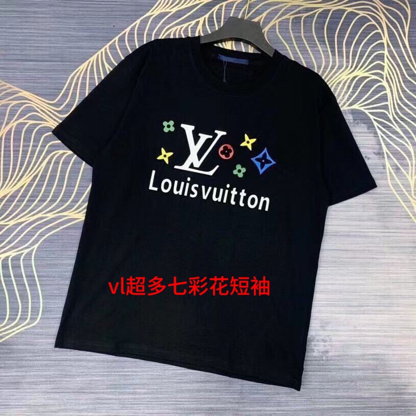 VL超多七彩花短袖［原标全网最热销爆款］下单尽量备注身高体重仓库安排合适码数 无理由退换货 采用纯棉面料，手感细腻柔滑，更符合人体穿着舒适度的选择，上身