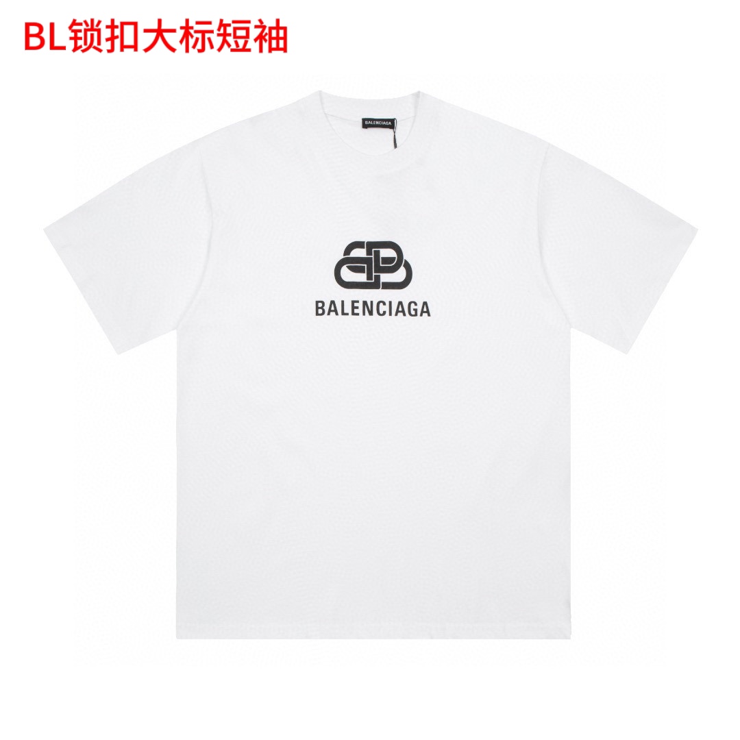 BL锁扣大标短袖
