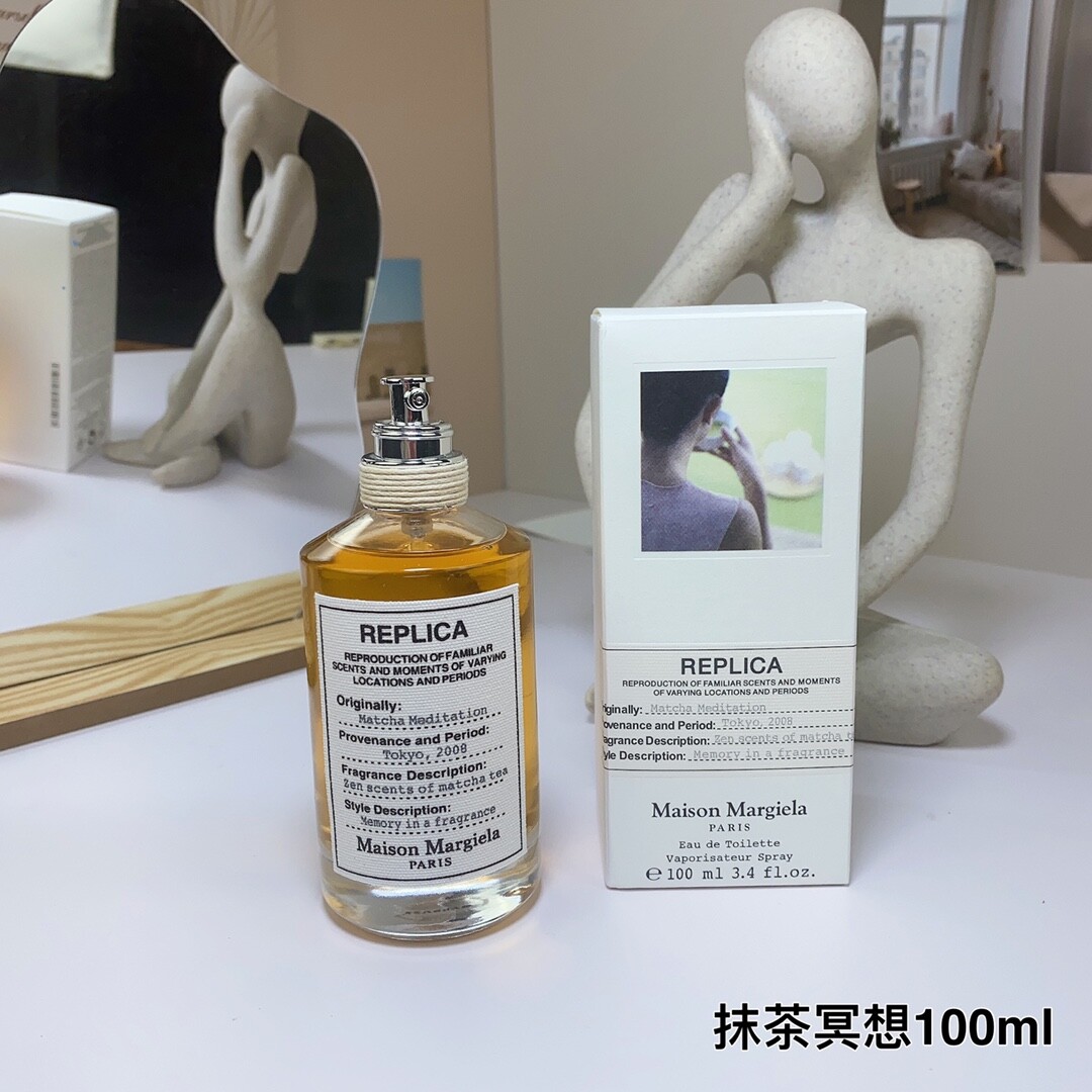 马丁马吉拉香水100ml抹茶冥想梅森·马丁马吉拉 抹茶冥想100ml Maison Margiela Matcha Meditation, 2021品牌：梅森·马吉拉香调：绿叶芳香调前调：