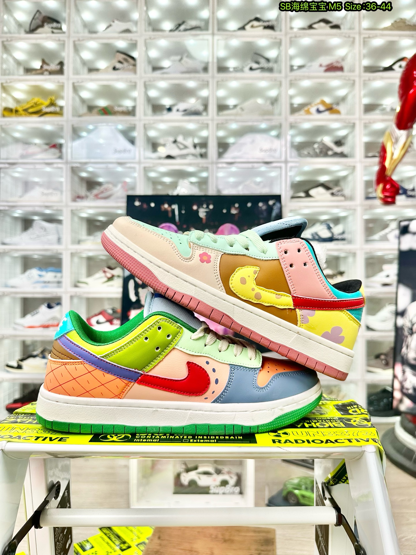 Nike Dunk SB海绵宝宝 尺码36-44 男女码现货