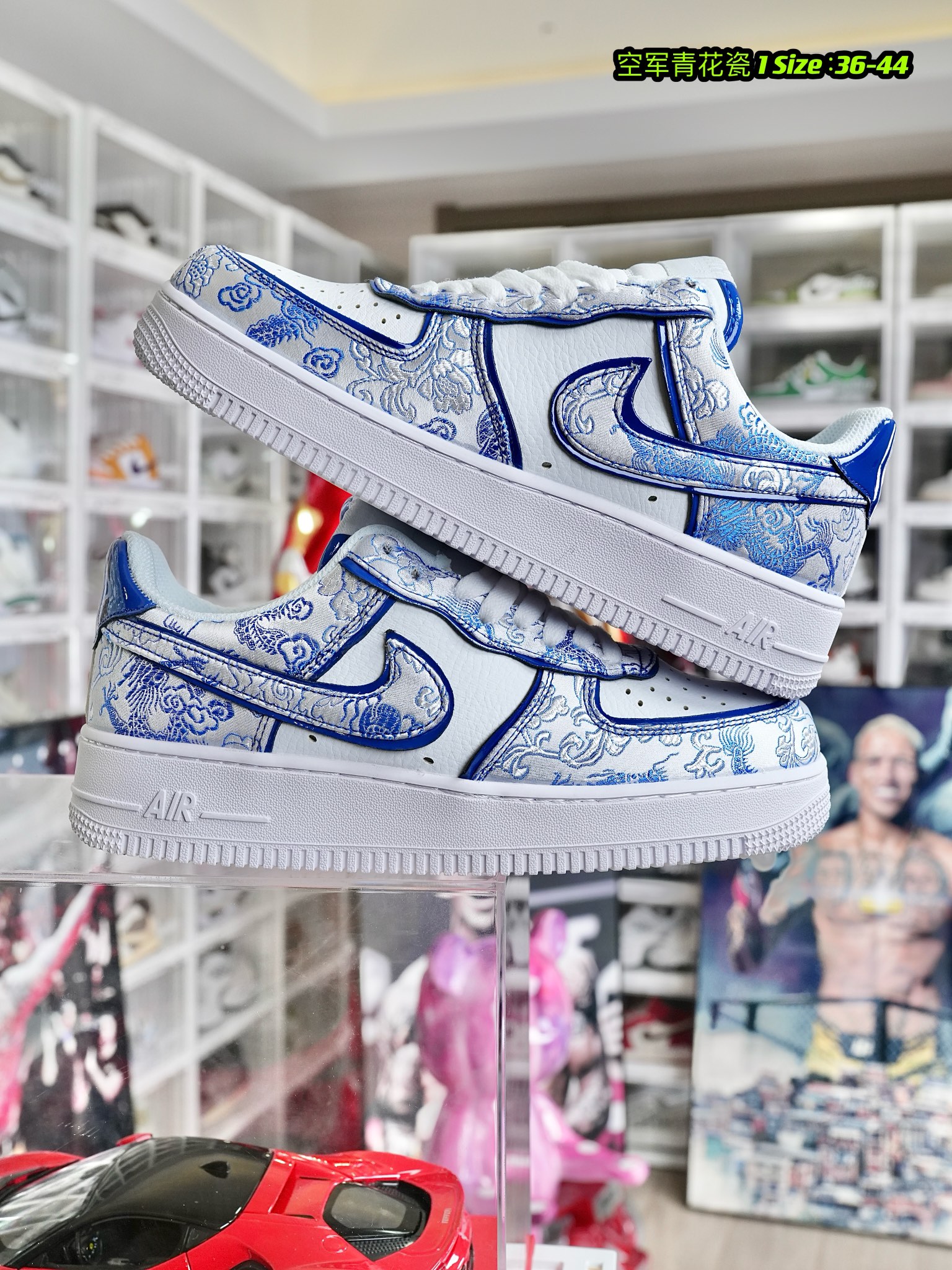 Nike Air Force 1 Low 空军一号 青花瓷刺绣 尺码 36-44 男女现货