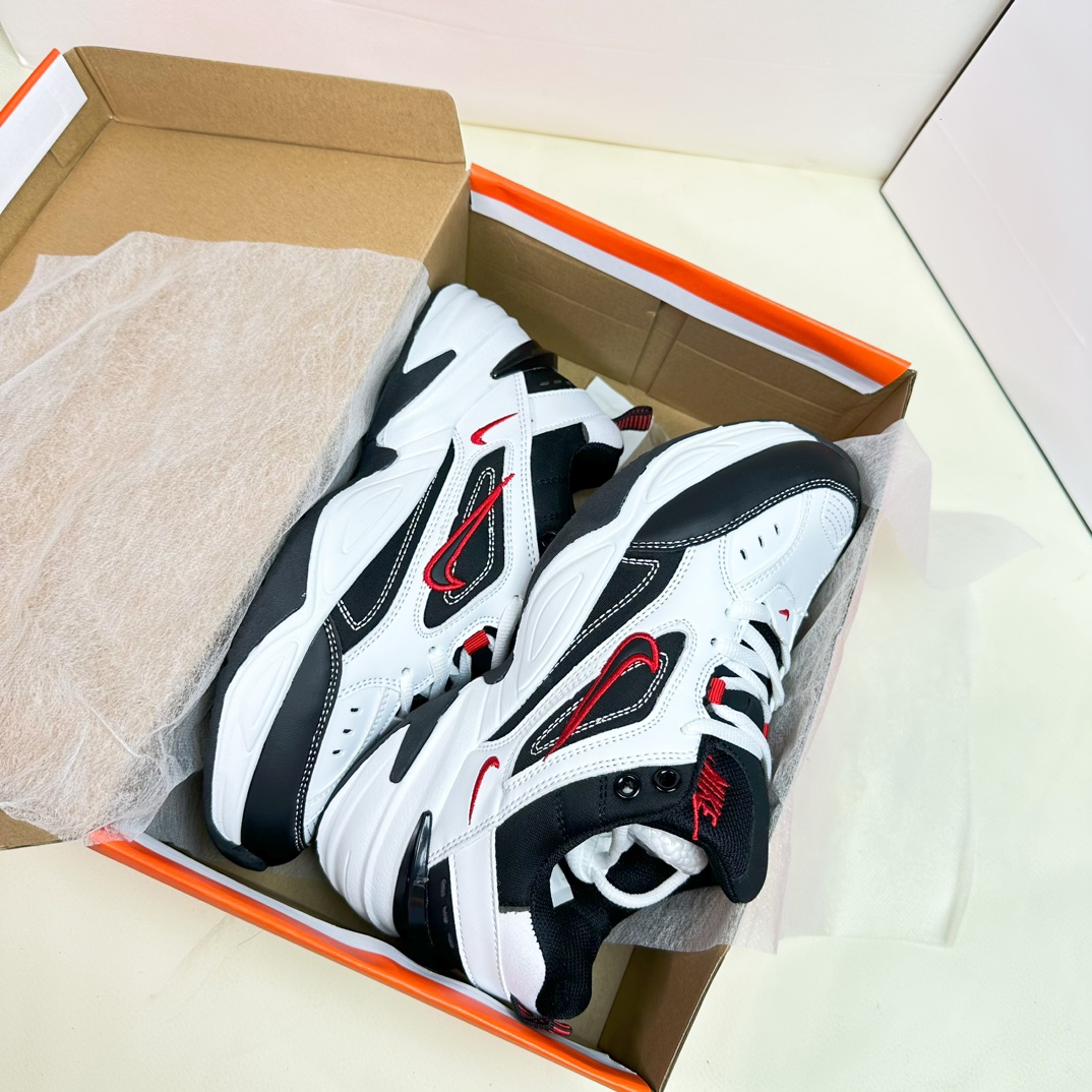  Nike 河北最高版本M2K Tekno老爹鞋 黑红正确版型 图片实拍品质码数size：36～44码