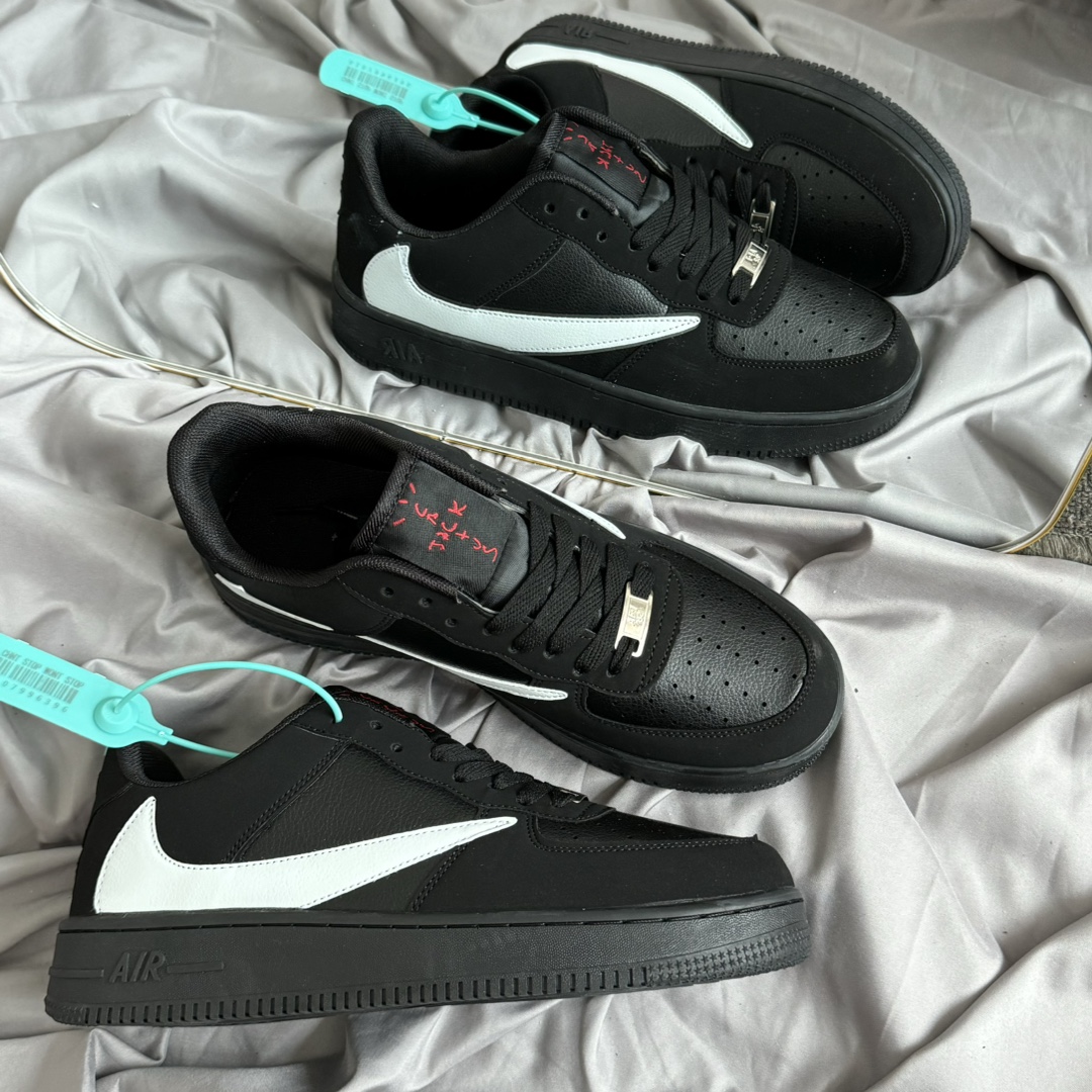  Nk Air Force 1 Low AF1 空军一号低帮 黑色倒钩 码数36-44 男女现货