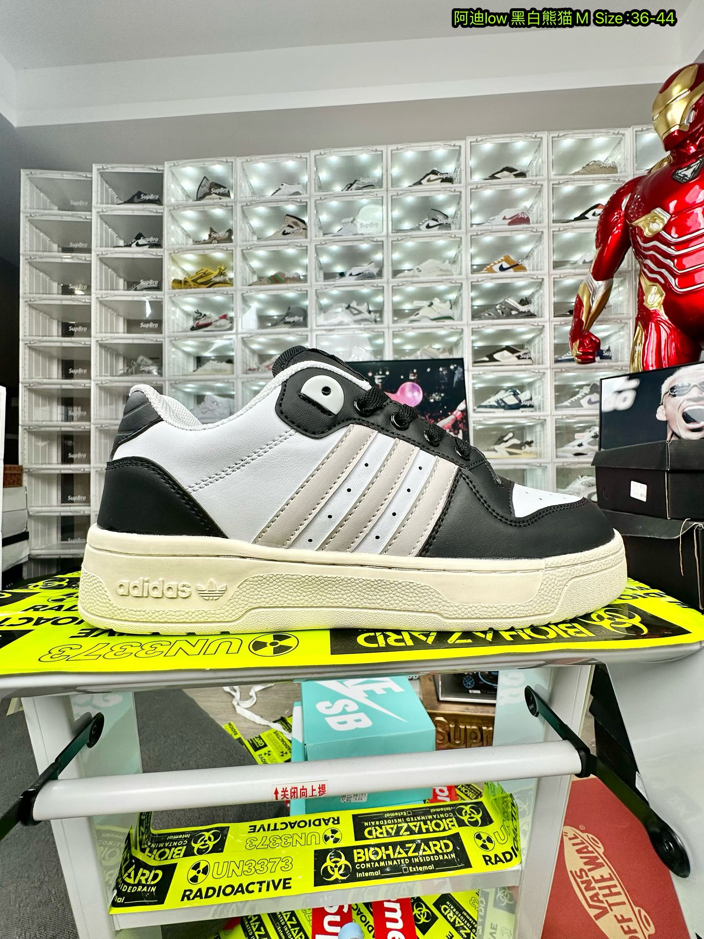  Adidas 阿迪达斯 阿迪 low 黑白熊猫 尺码36-44 男女码现货