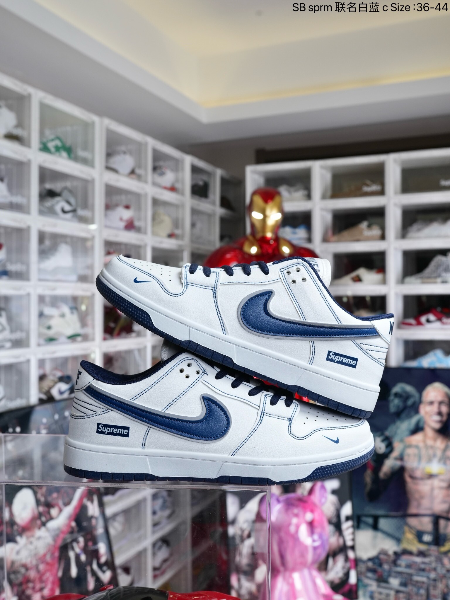 Nike Dunk SB SPrm白蓝 尺码36-44 男女码现货