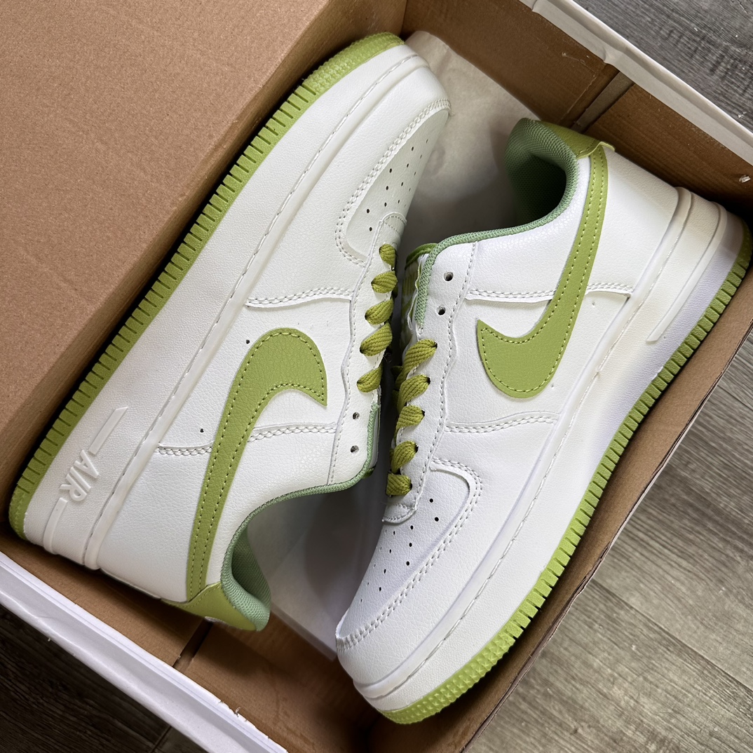  Nike AF1 空军一号 白绿 36-44码 男女鞋