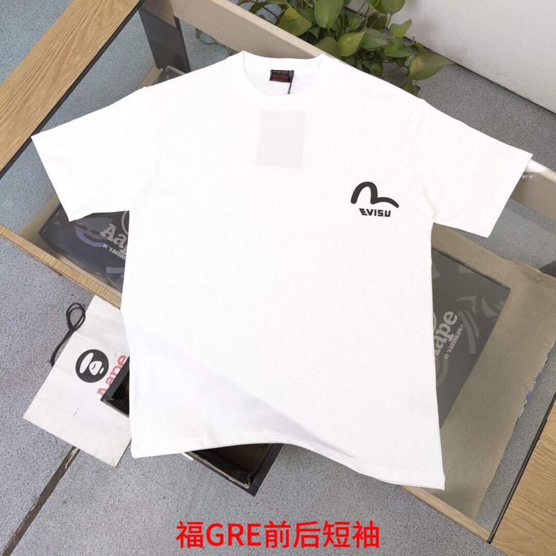 福GRE前后短袖版型偏小 建议选大一码 宽松选大两码 os版型加大三码 模特图所穿为超高品质百分百纯棉服装 外贸出口版本