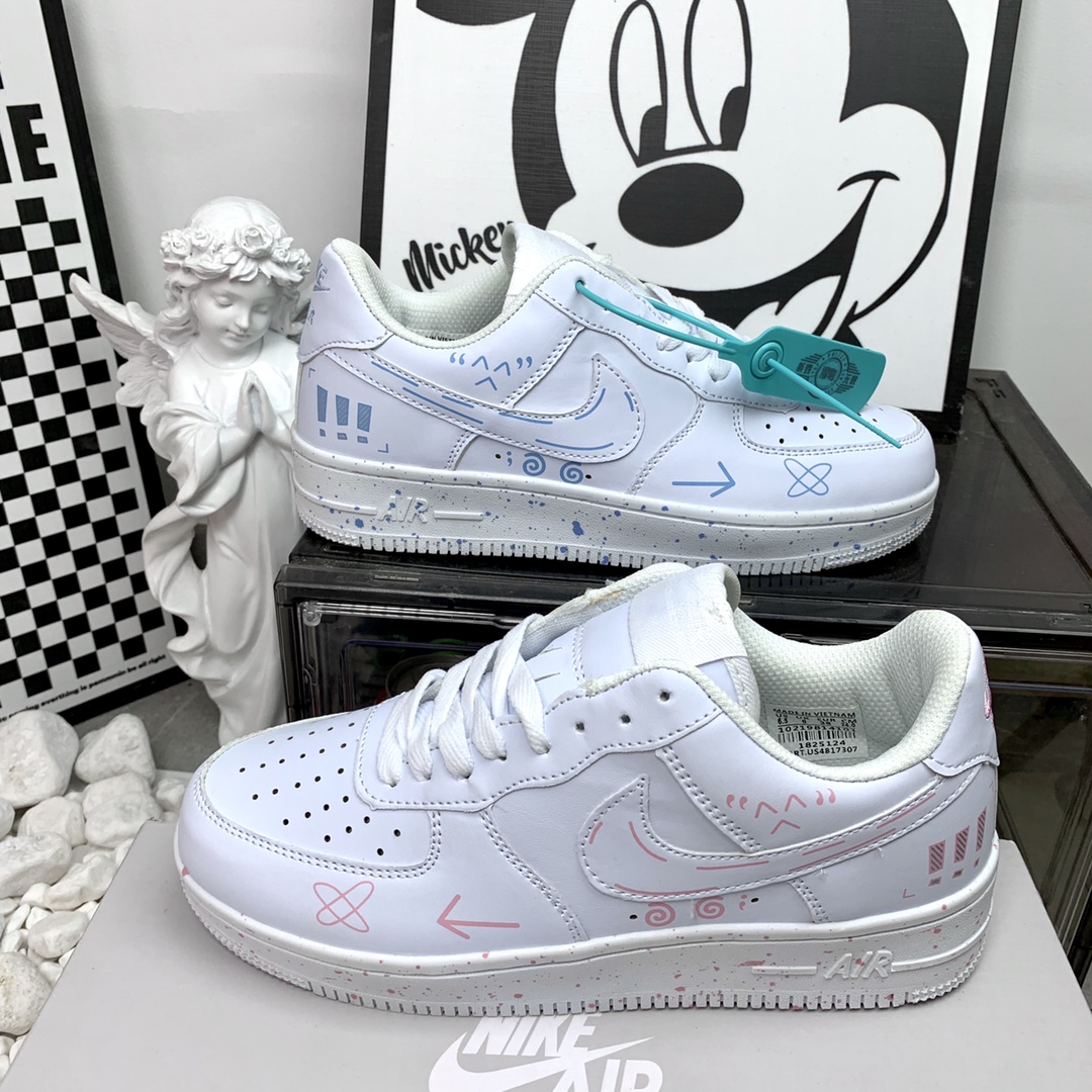 Nike AF1 空军一号 白月粉 尺码36-44男女码现货