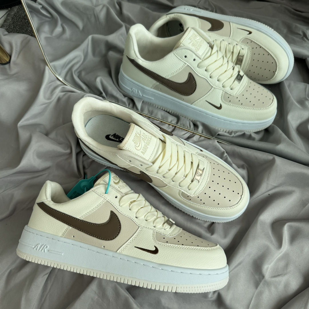  Nk Air Force 1 Low AF1 空军一号低帮 奶茶棕 码数36-44 男女现货