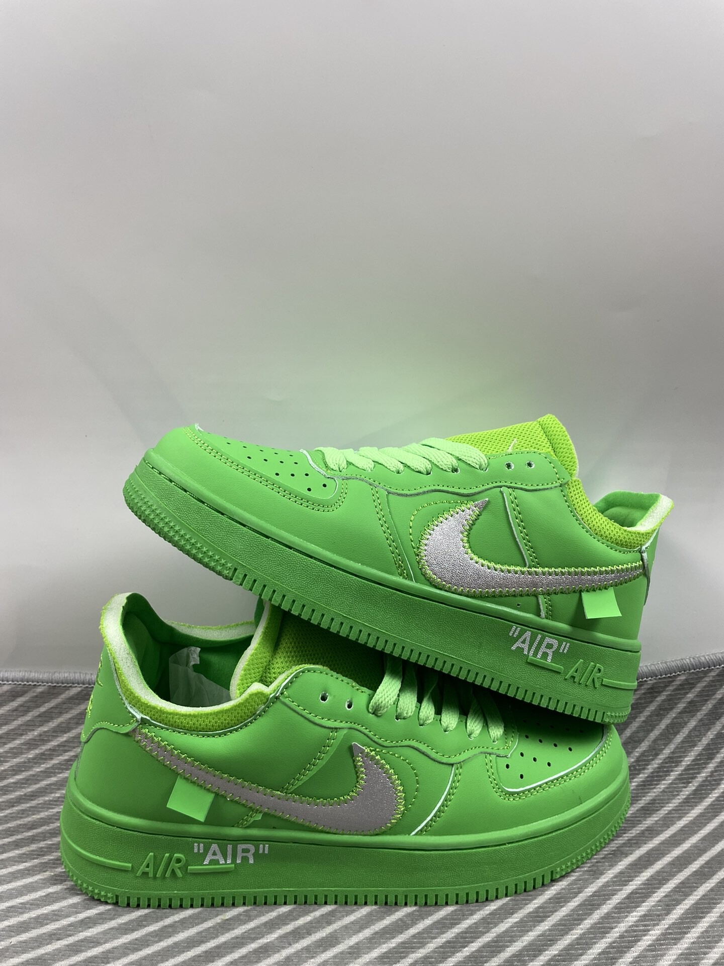  Off-White x Nk Air Force 1 Low 空军一号低帮联名 绿色码数36-44 男女现货